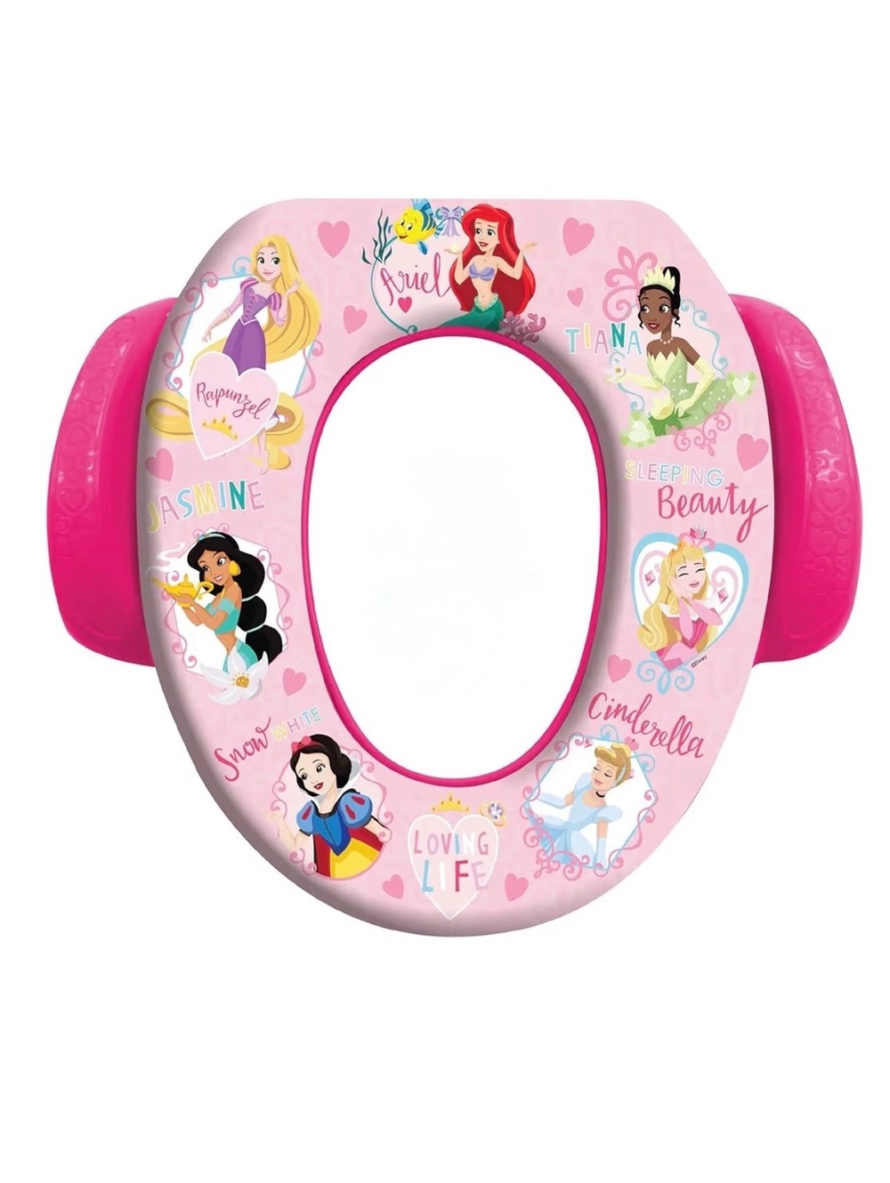 Disney Princess Toddler Potty Training Seat with Handles - Pink